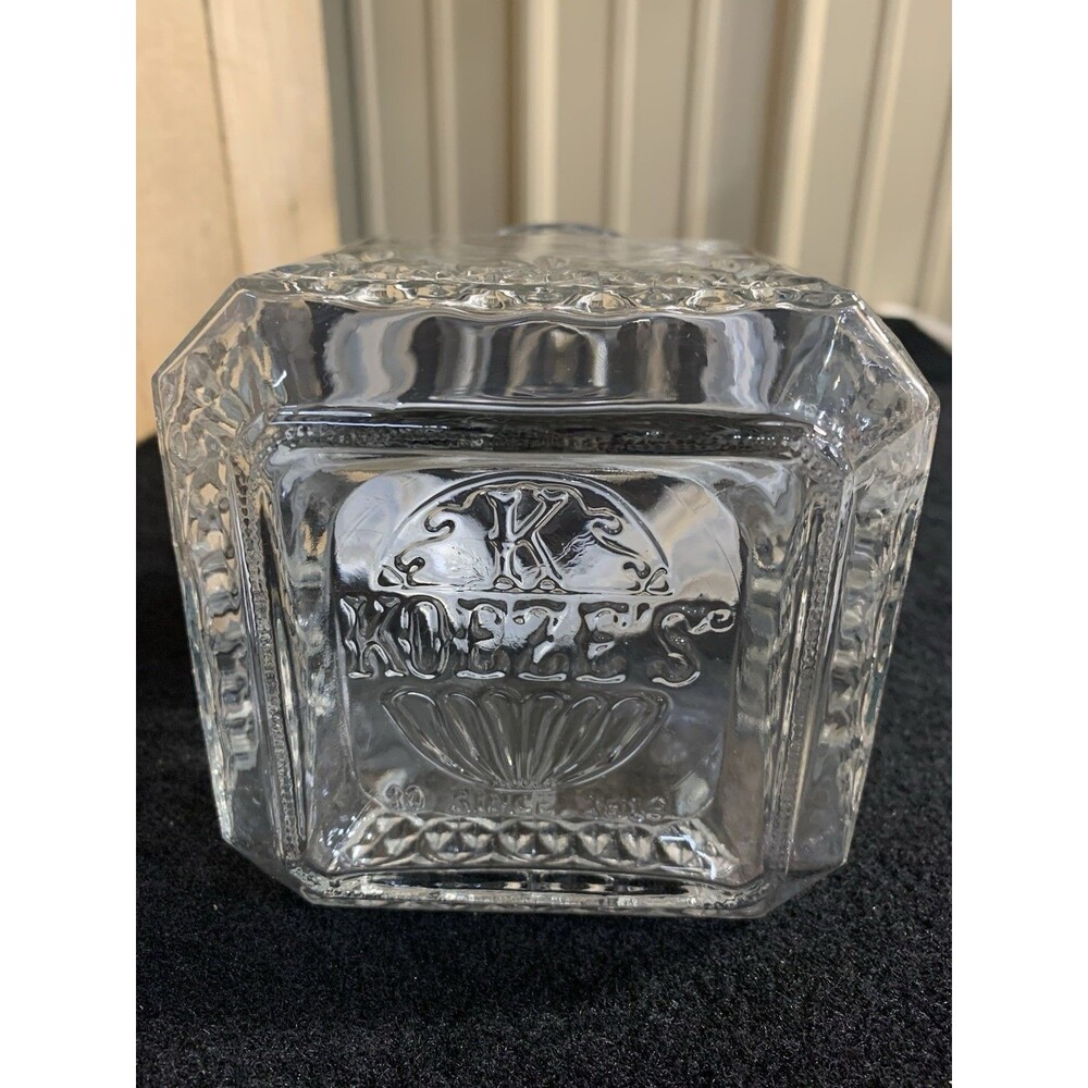 Vintage Koeze's Jar Apothecary Candy Collectible Glass 7.5" Seal Lid B17 - Picture 2 of 5